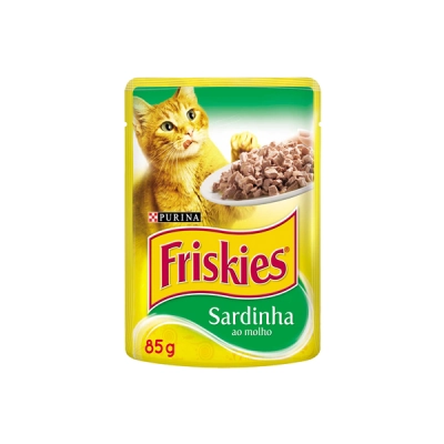 Ração Umida Friskies Sache Gatos Adultos 85g Purina