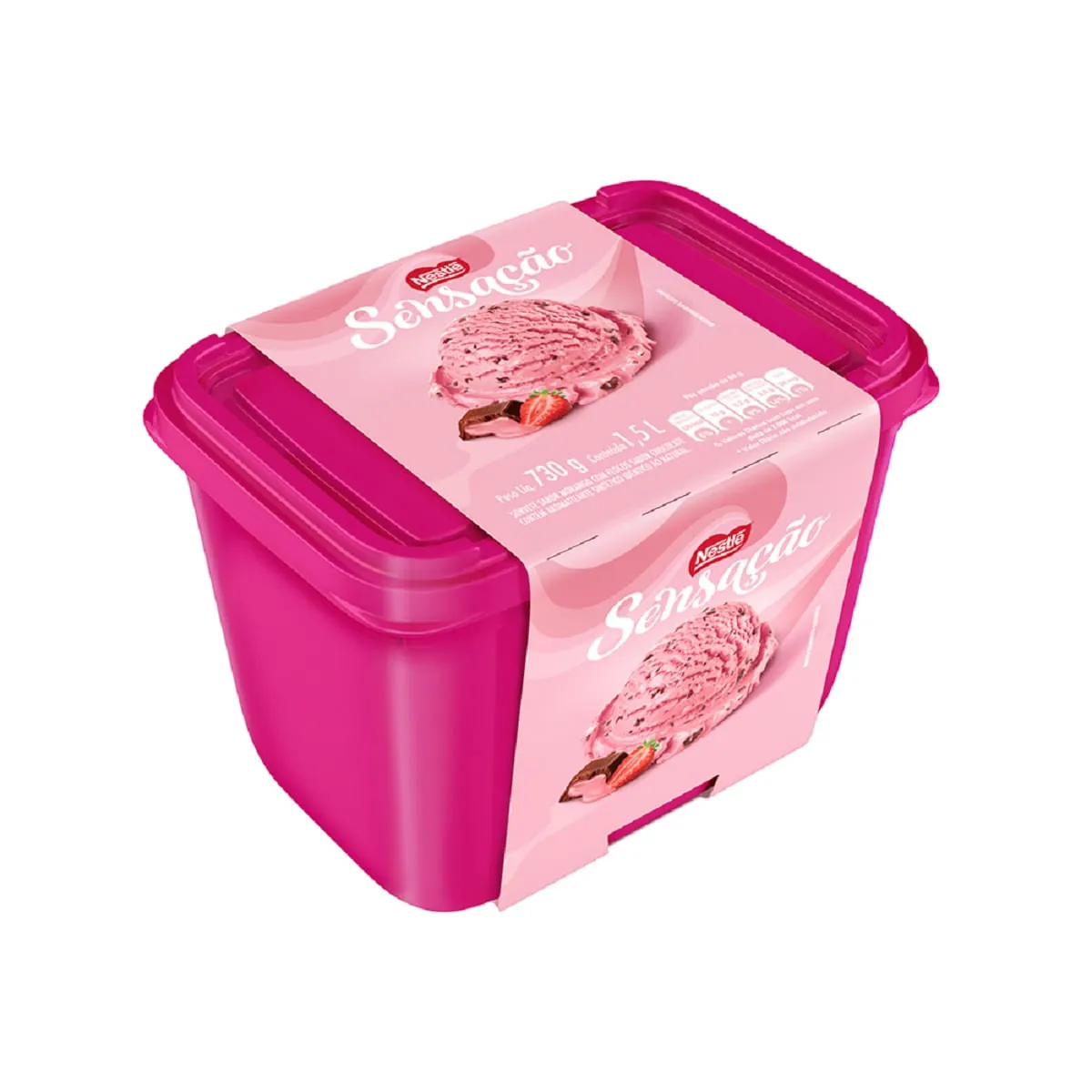 Sorvete Sensação NESTLÉ Pote 1,5 Litros