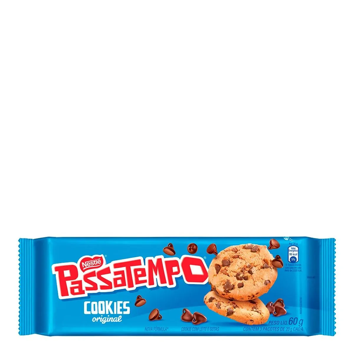 Cookie PASSATEMPO Leite com Gotas de Chocolate 60g