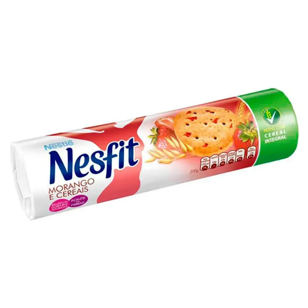 Biscoito.nestle Nesfit Morango/cereais