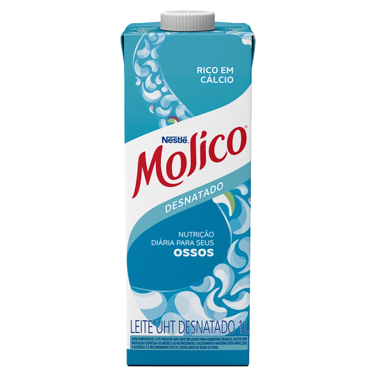 Leite Uht Desnatado Molico Caixa Com Tampa 1l