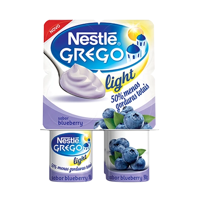 Iogurt Grego Light Blueberry 360g Nestle