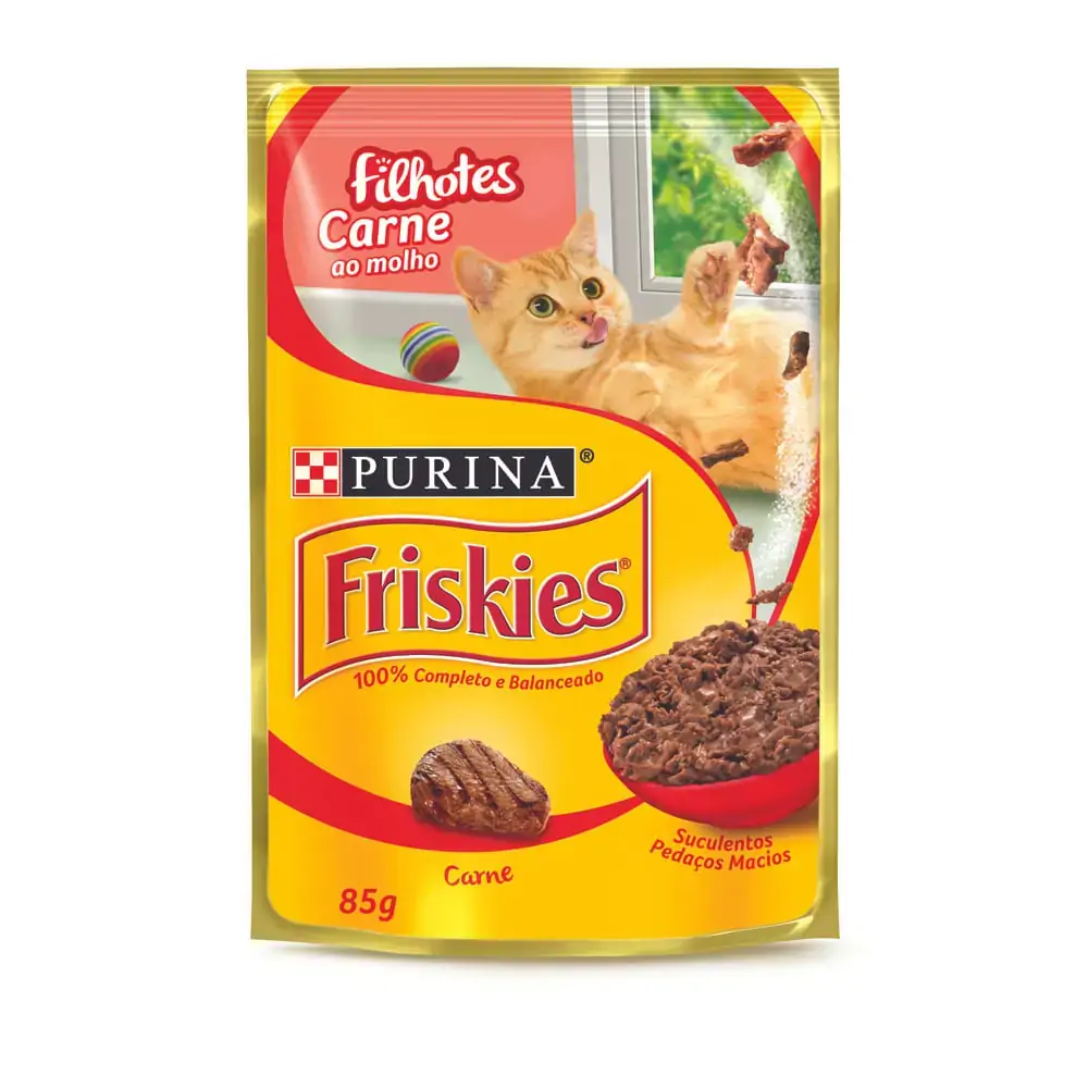 Friskies Filhotes Carne Ao Molho15x85gbr