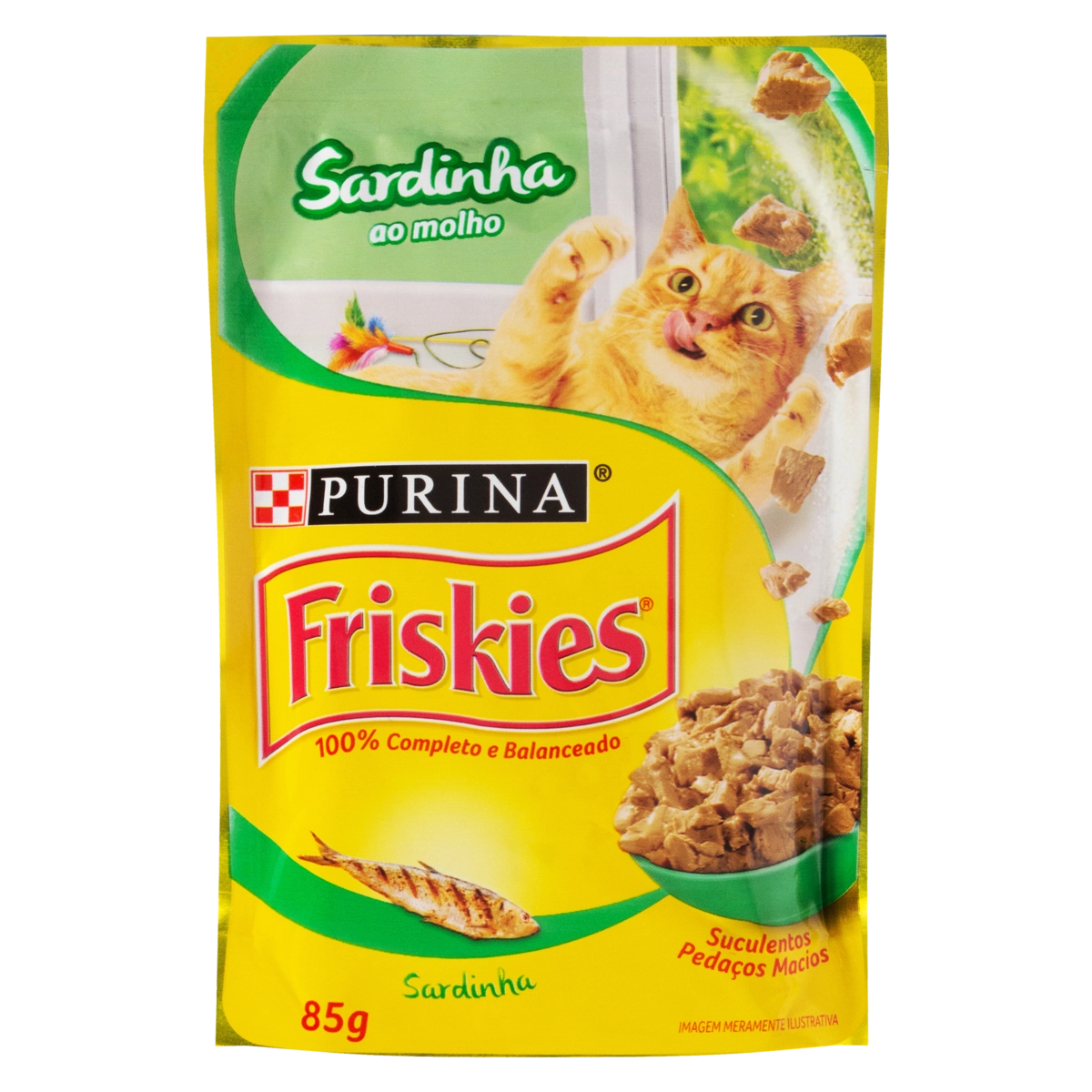 Friskies Sardinha Ao Molho 15x85g Br