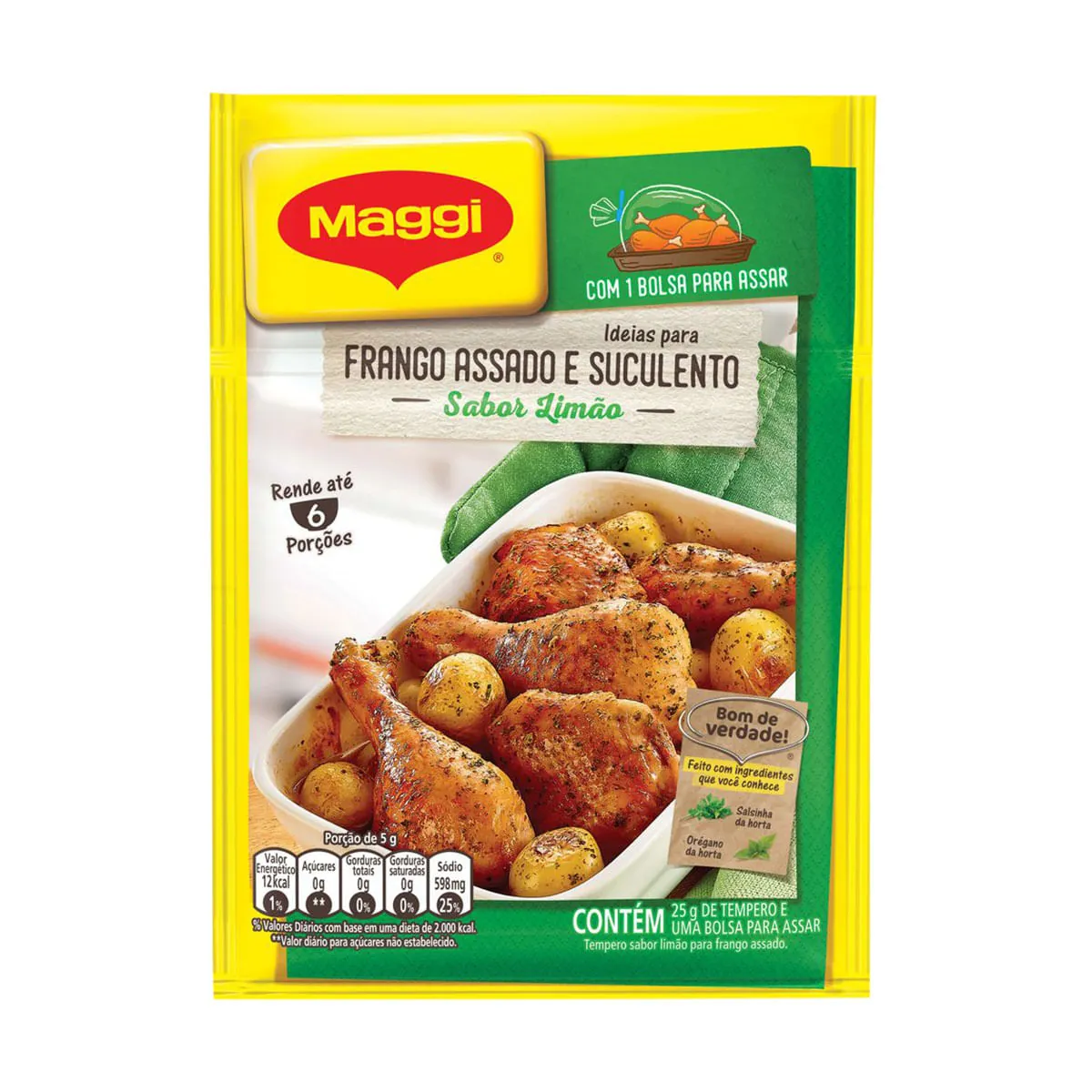 Tempero Maggi Base Limao 25g
