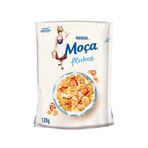 Cereal Matinal Leite Condensado Moça Flakes Sachê 120g