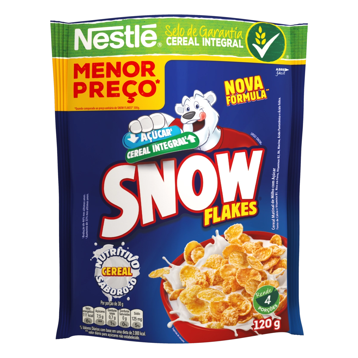 Cereal Matinal Nesfit 120g Snow Flakes