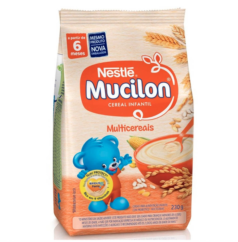 Mucilon Refil Multi Cereais 230g Nestle