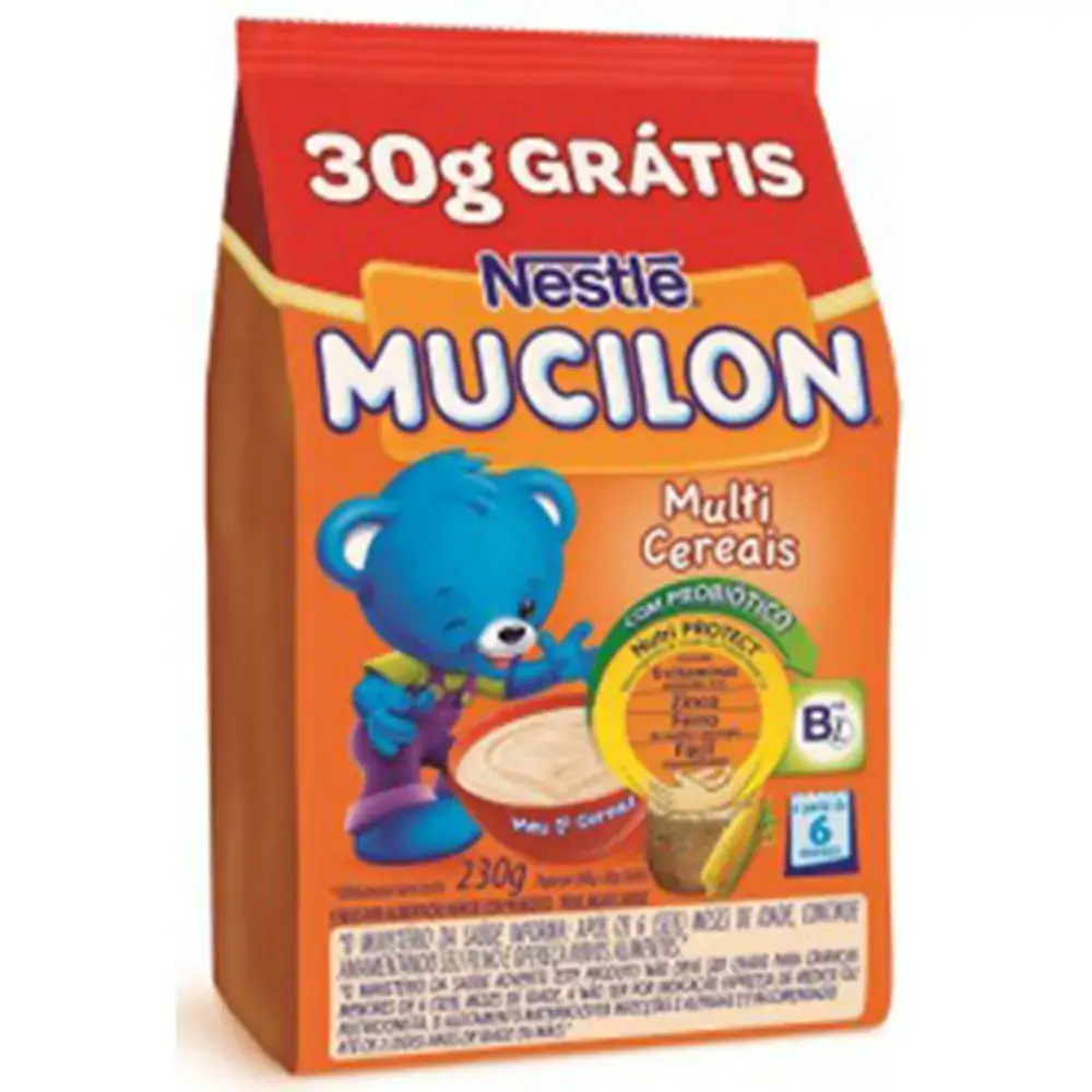 Mucilon Nestle Lv230g Pg200g Multicereais