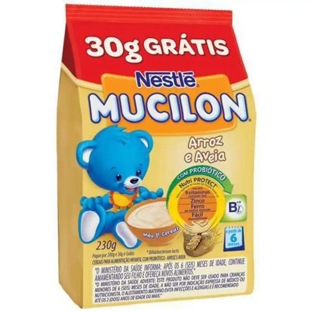 Mucilon Nestle Lv230g Pg200g Arroz/aveia