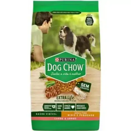 Racao Dog Chow Ad.rac.peq.carne/arz 1kg