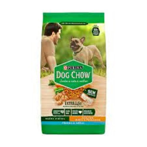 Alimento Para Cães Adultos Raças Minis E Pequenas Carne, Frango E Arroz Purina Dog Chow Extra Life P