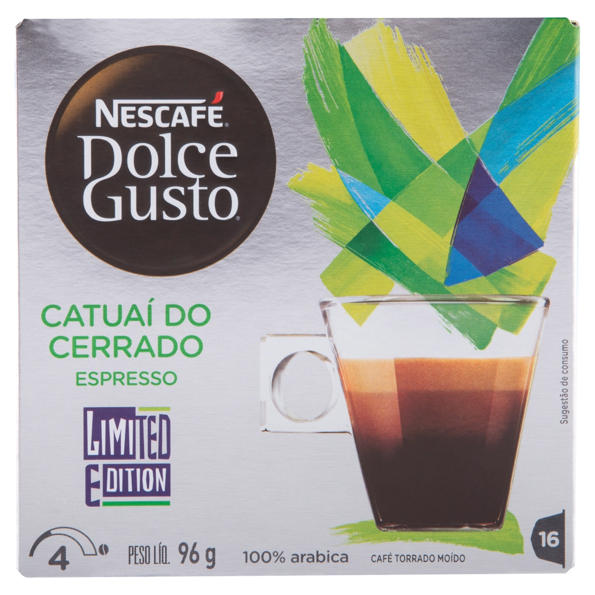 Café Em Cápsula Torrado E Moído Espresso Catuaí Do Cerrado Nescafé Dolce Gusto Caixa 96g 16 Unidades