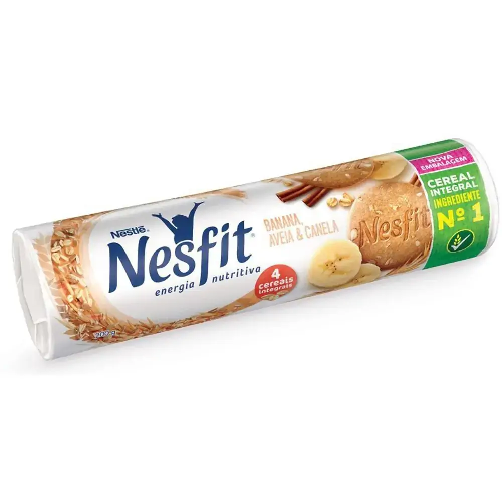 Bisc Nestle Nesfit 200g Banana Aveia E Canela Cx 44.0
