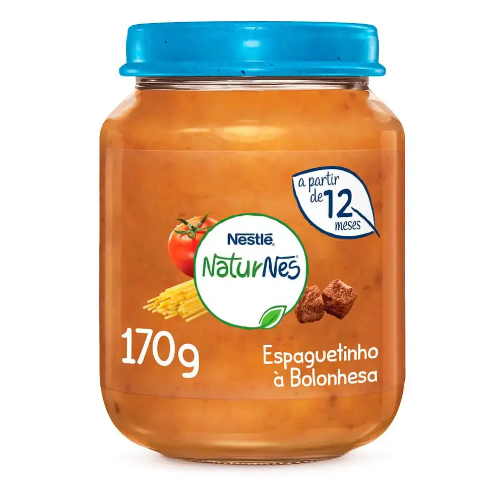 Sopinha Espaguetinho à Bolonhesa Naturnes Vidro 170g