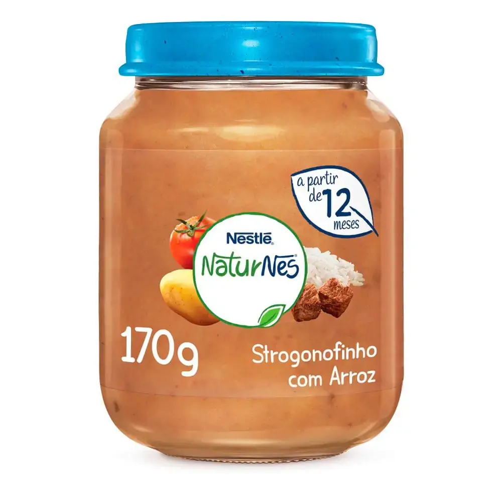 Sopinha Strogonofinho Com Arroz Naturnes Vidro 170g