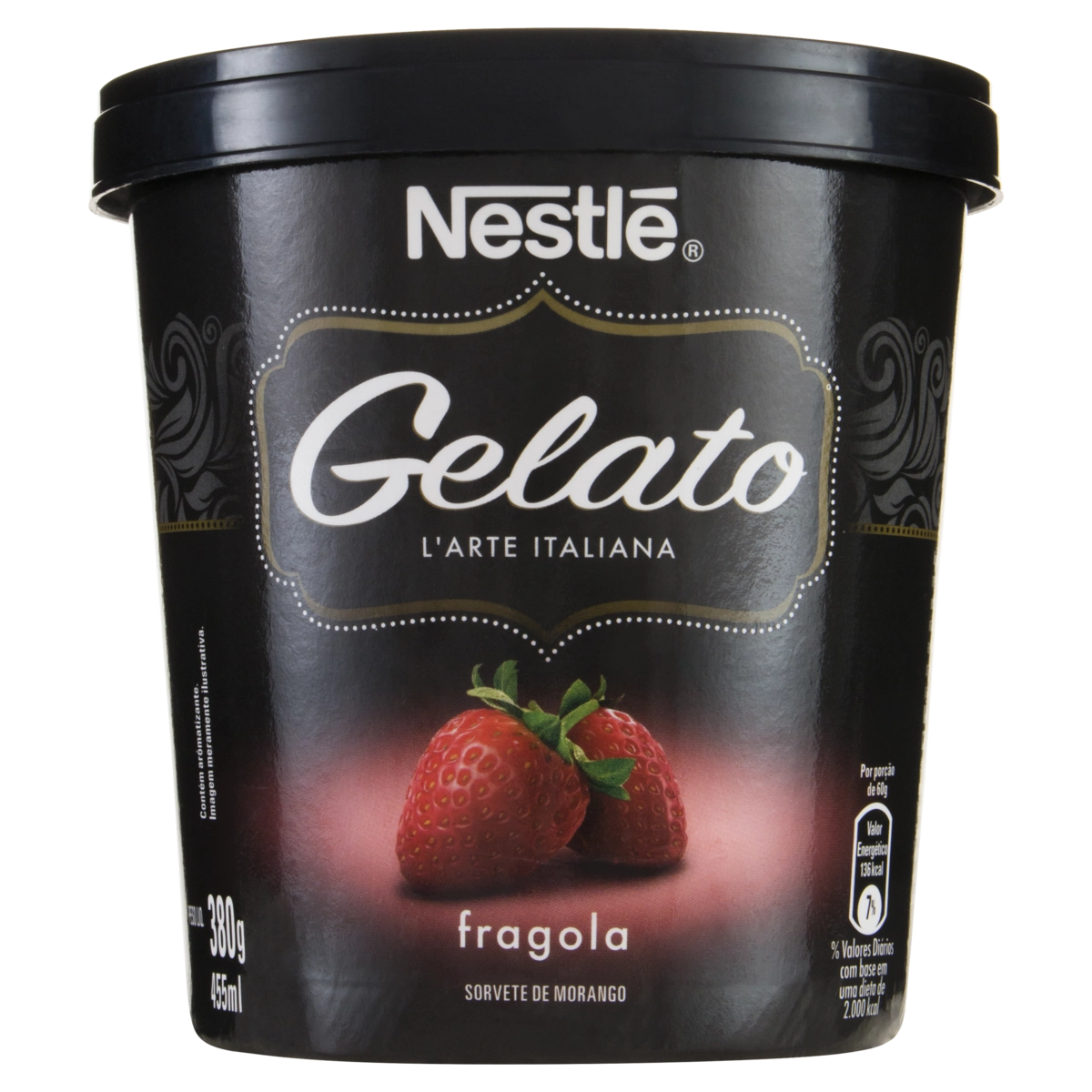 Gelato Fragola Nestlé Pote 455ml