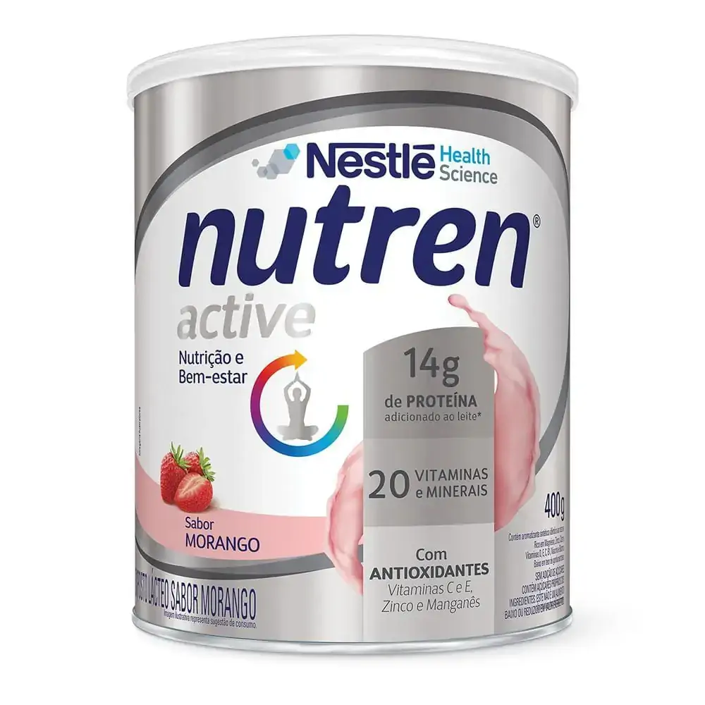 Complemento Alimentar Nutren Active Morango 400g