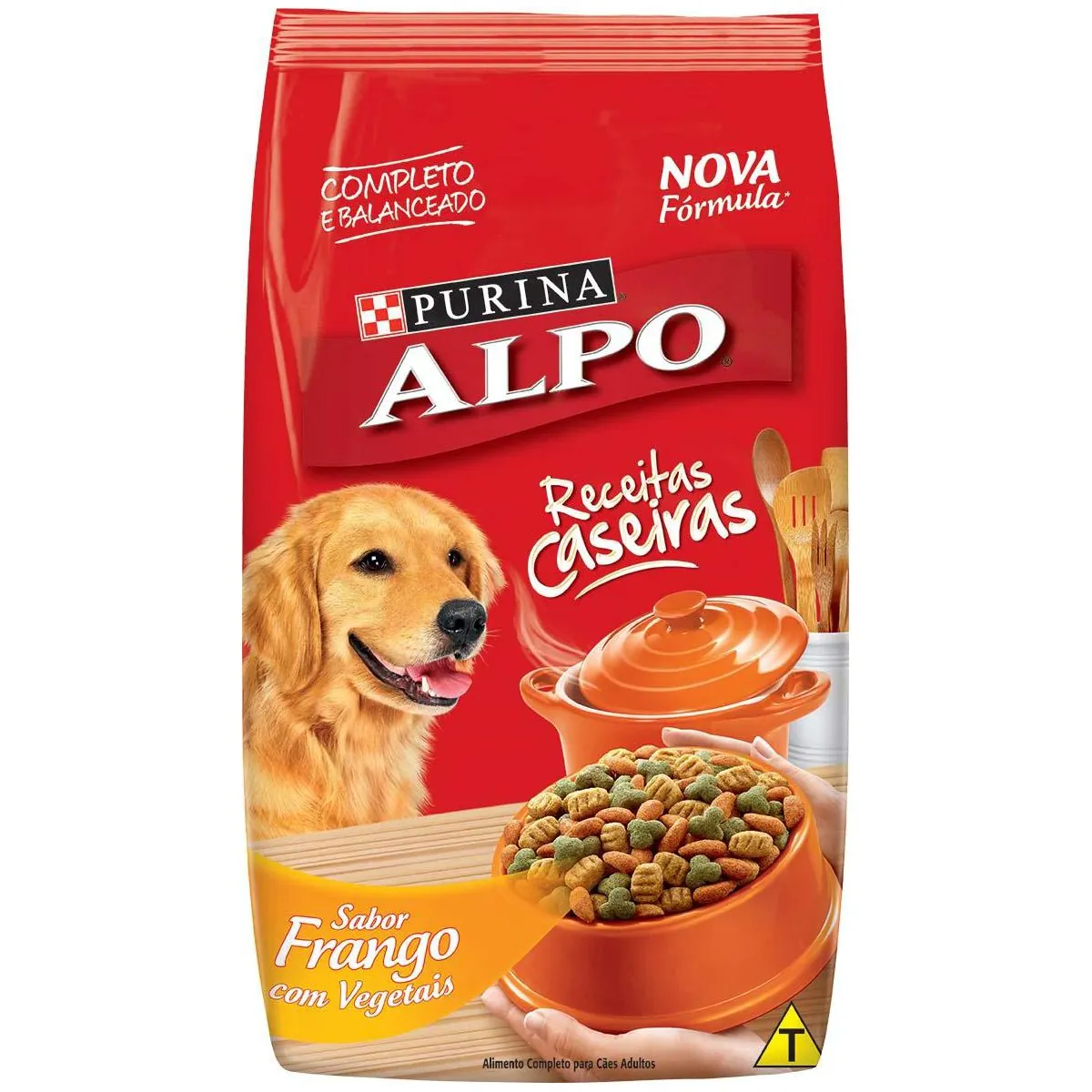 Alimento Para Cães Adultos Frango Com Vegetais Purina Alpo Pacote 10,1kg