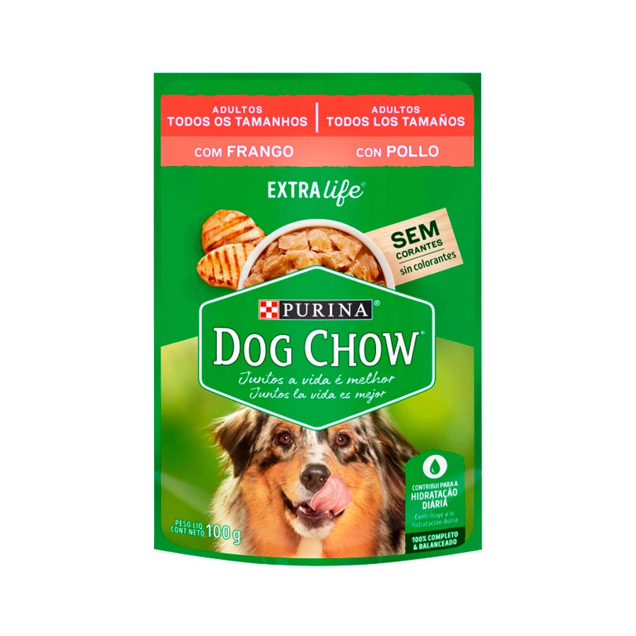 Dog Chow Sache Adulto R.p Frango E Arroz 100gr
