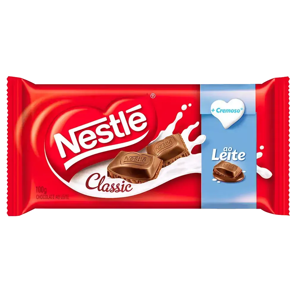 Chocolate Ao Leite Classic Pacote 100g