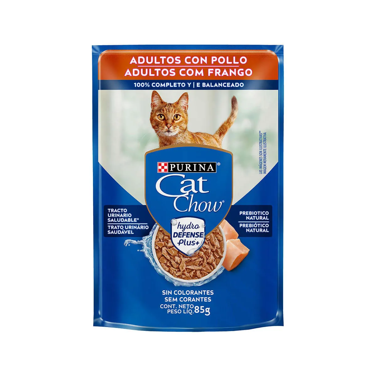 Ração Úmida Cat Chow Castrados Peixe Nestlé Purina 85g 85g