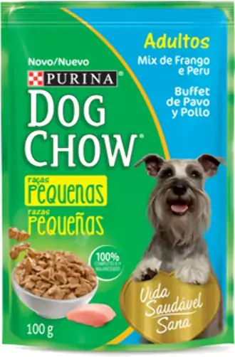 Alimento Para Cães Adultos Raças Minis E Pequenas Mix De Frango E Peru Purina Dog Chow Extra Life Sa