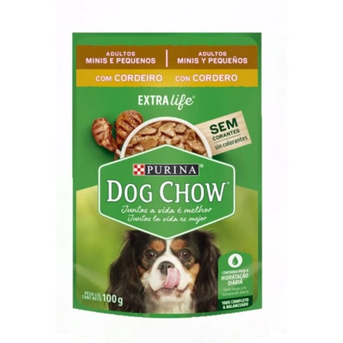 Sache Dog Chow Adulto Cordeiro Ao Molho 100g