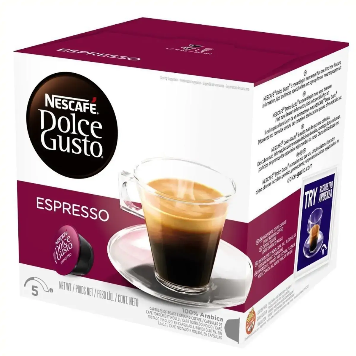 Nescafe Dolce Gusto 180g Espresso
