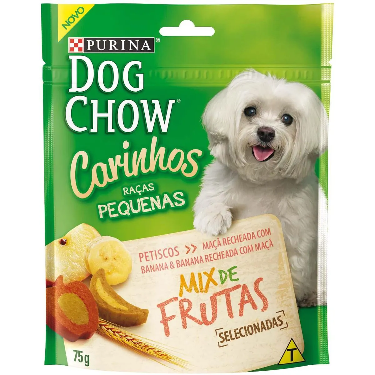 Petiscos Dog Chow Carinhos 75g Rp Mix De Frutas