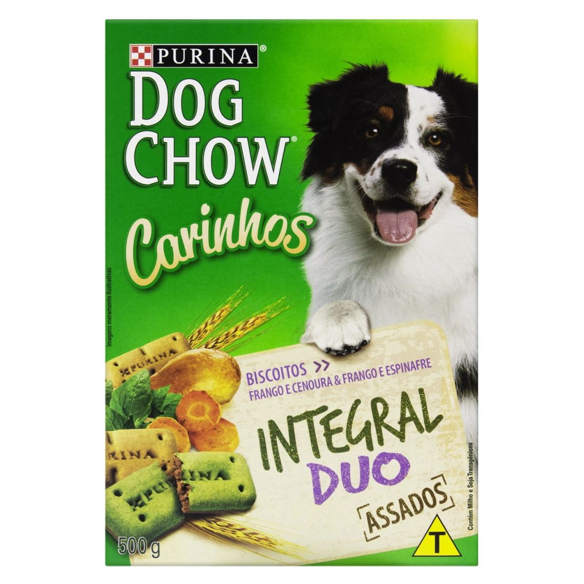 Bisc. Dog Chow Integral 500g Duo