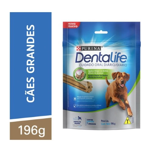 Petisco DentaLife Cão Adulto Grande 7 uni