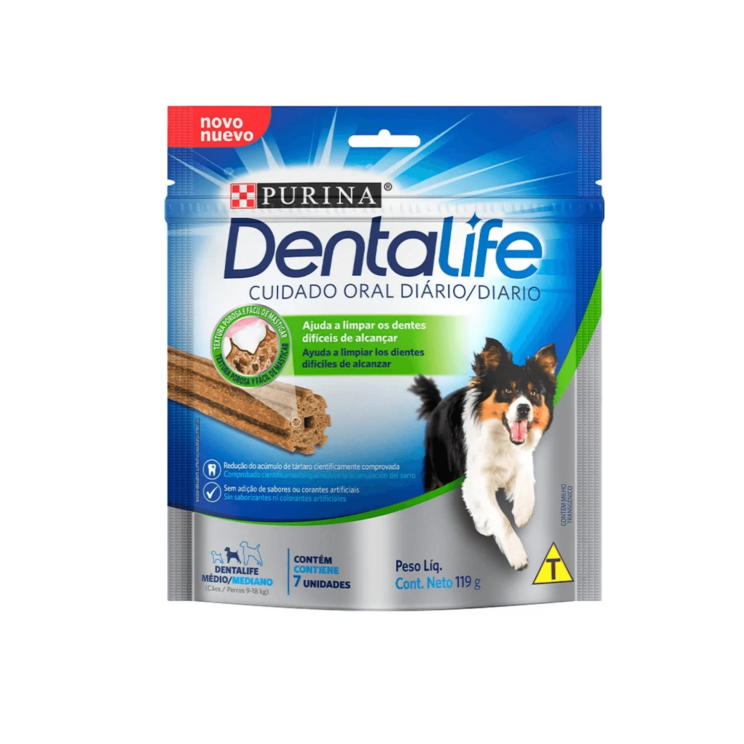 Petisco DentaLife Cão Adulto Médio 7 uni