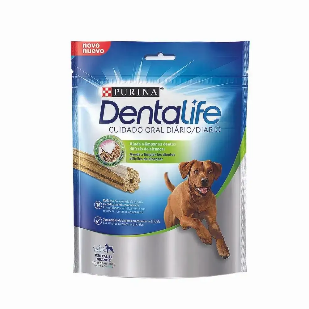 Snack Purina Dentalife Para Cães De Raças Grandes