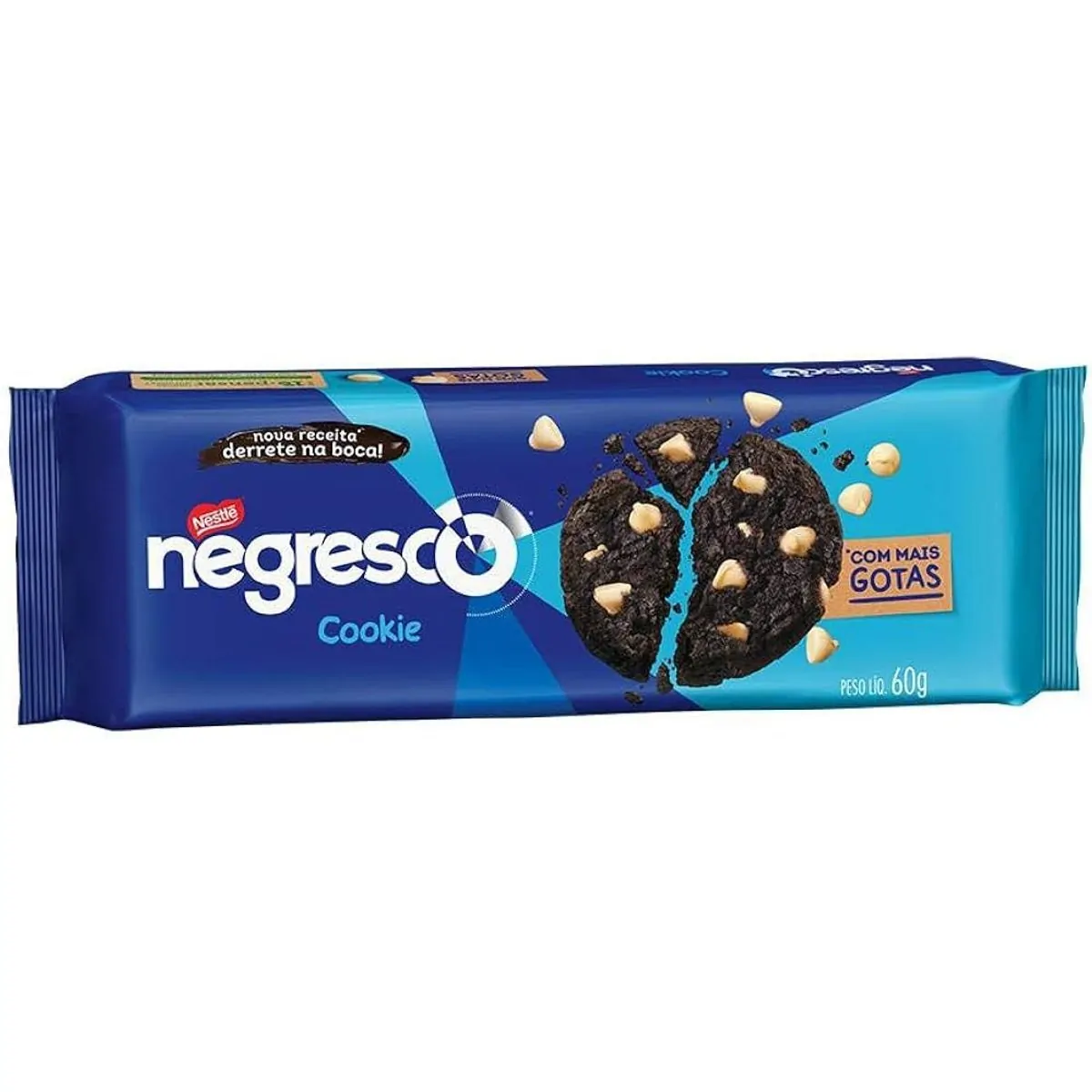 Cookie Negresco Gotas de Baunilha 60g