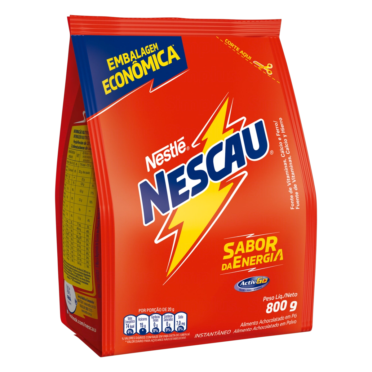 Achoc Po Nescau 2.0 Sache 800g Gts 200g Cx 12.0