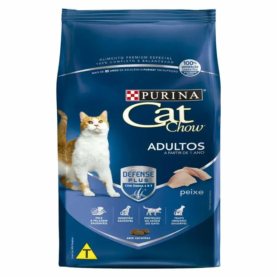 Cat Chow Adultos Peixe 1 Kg