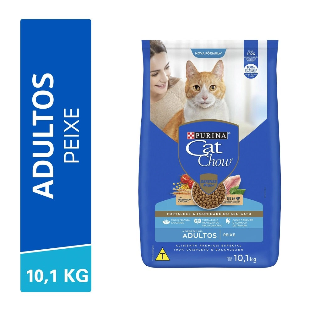 Cat Chow Adultos Peixe 10.1 Kg