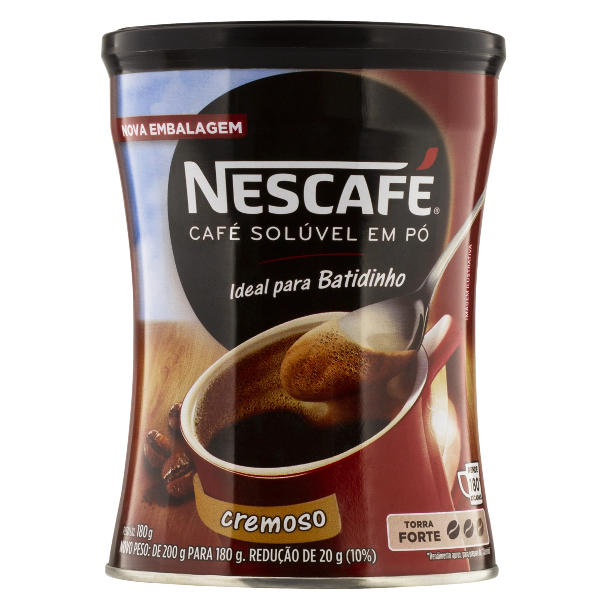 Nescafe Cremoso Lata 12x180g Br