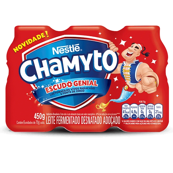 Chamyto Leite Fermentado 21 6x75g Br