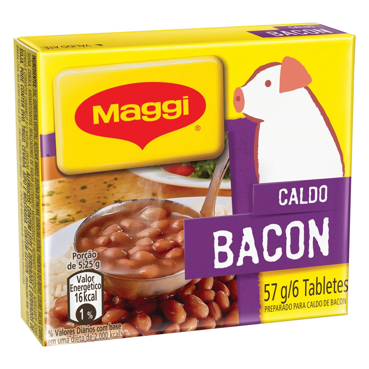 Caldo Maggi Bacon 57g