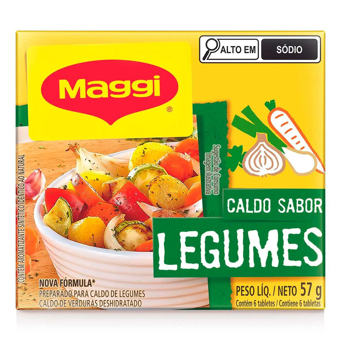 Caldo Maggi Legumes Tablete 57g