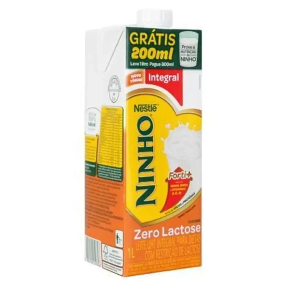 Leite L V Ninho Lv1l Pg800ml Zero Lactose