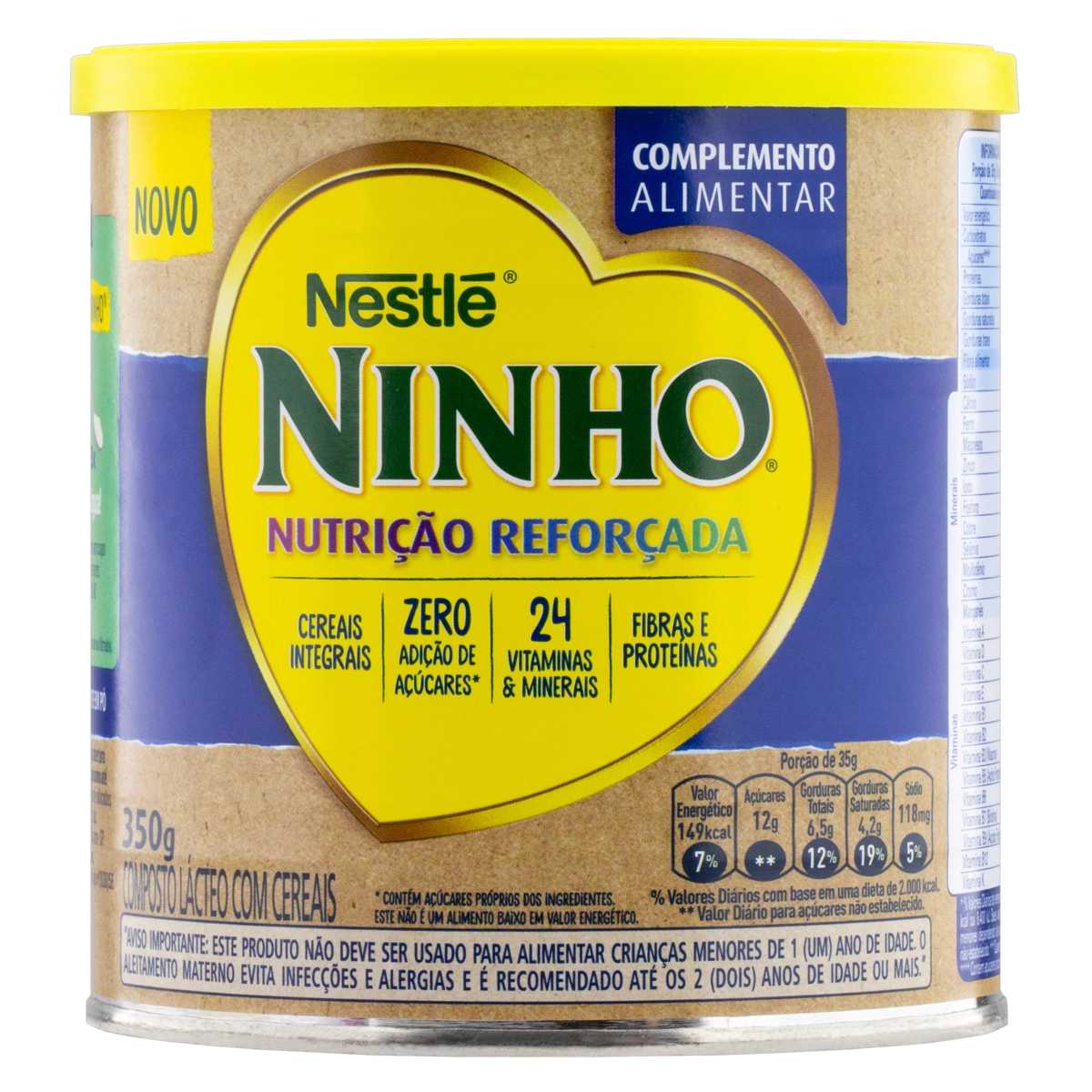 Composto Lácteo Ninho Nutrição Reforçada Lata 350g