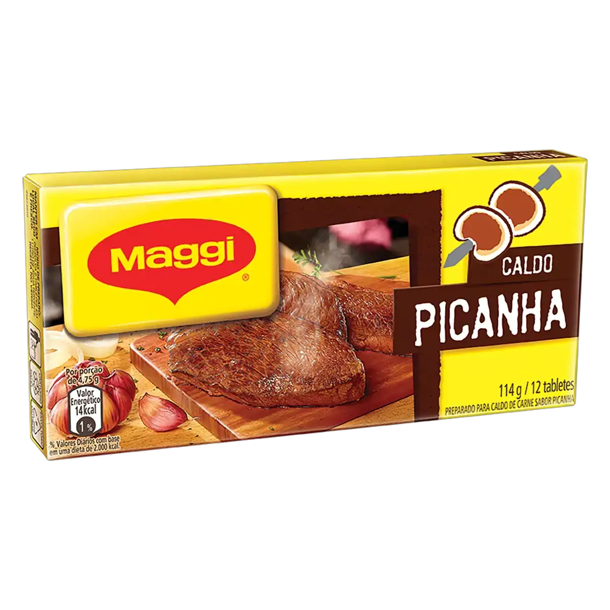 Caldo Tablete Picanha Maggi Caixa 114g 12 Unidades