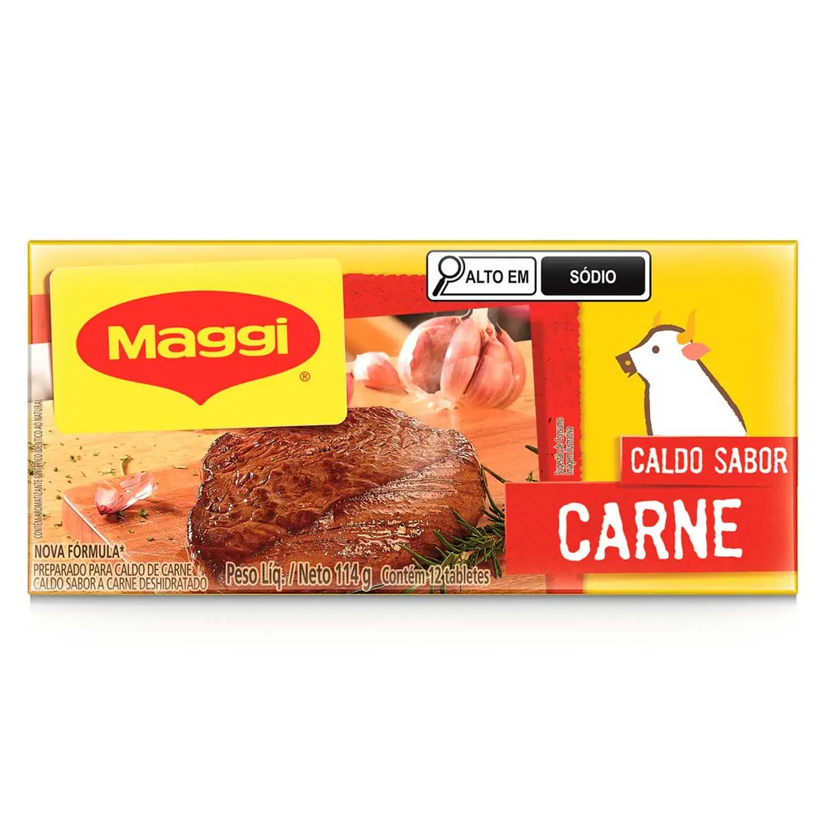 Caldo Maggi Carne Tablete 114g