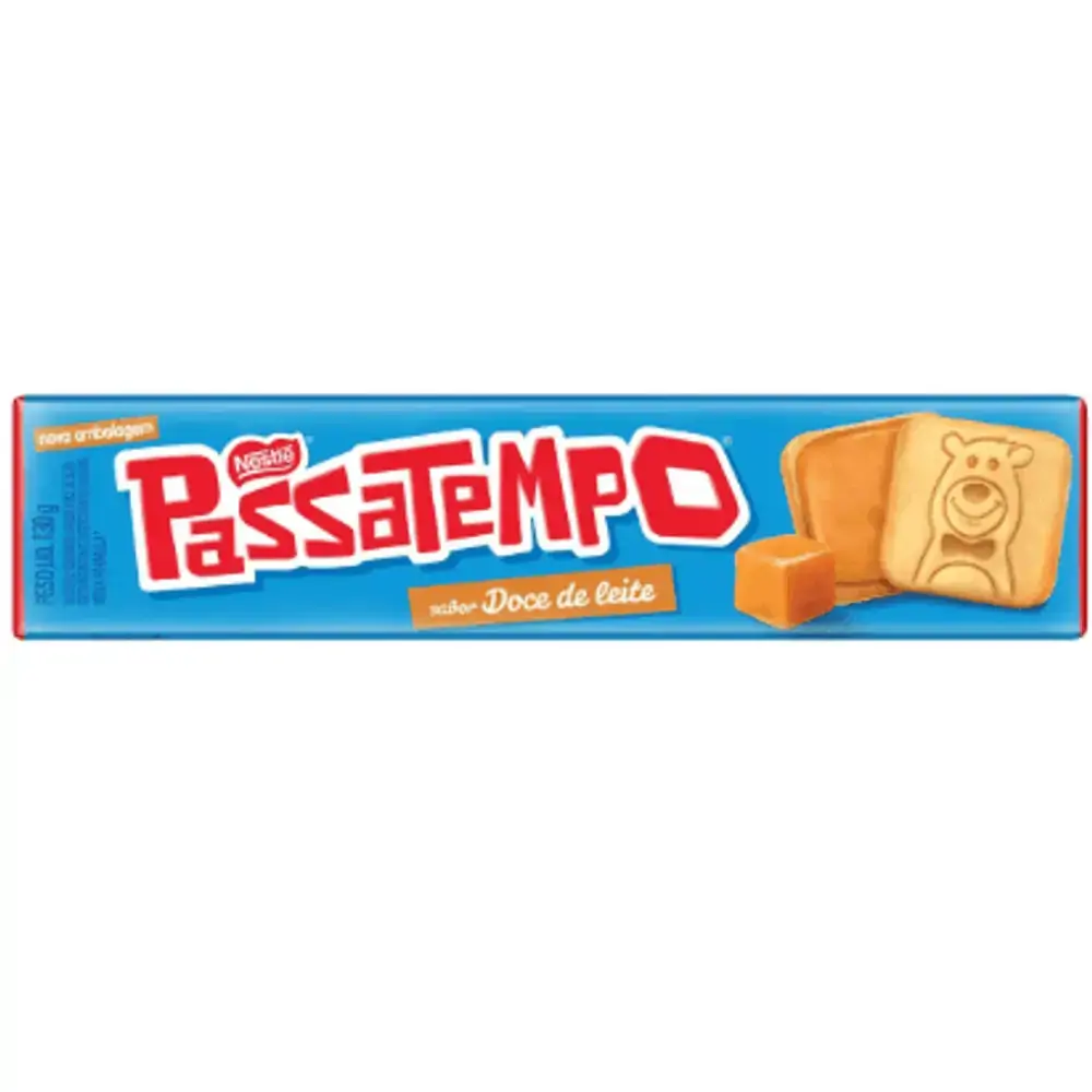 Biscoito PASSATEMPO Recheado Doce de Leite 130g