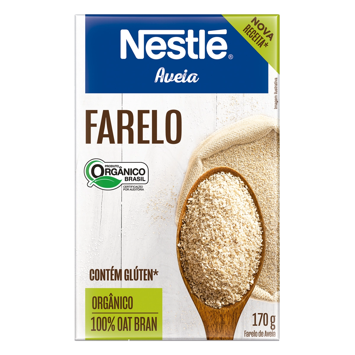 Farelo De Aveia Orgânica Nestlé Caixa 170g
