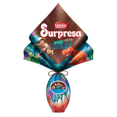 Ovo De Pascoa Nestle Surpresa Dinossauro 150g