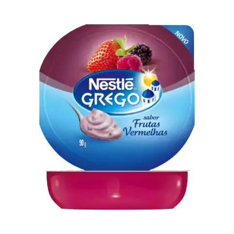Nestle Grego Frutas Vermelhas 48x90g Br